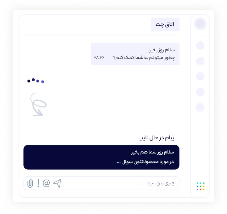 پاسخ سریع به مشتری با دانا چت | داناپرداز