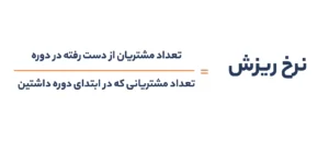 فرمول نرخ ریزش