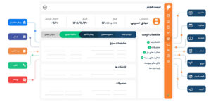داشبورد CRM دانا