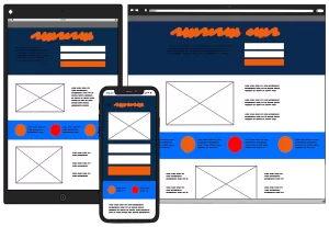 وایرفریم های وب سایت در مقابل وایرفریم های موبایل